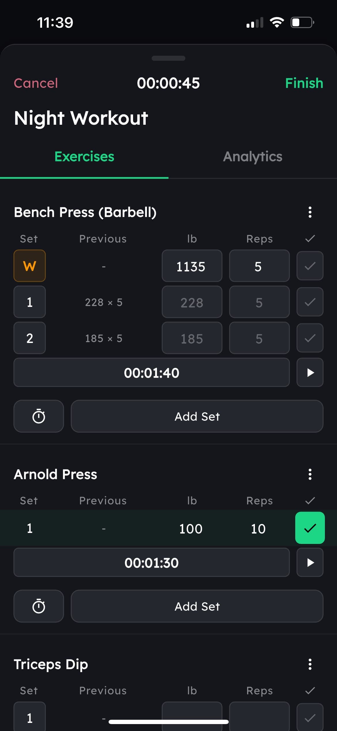Mofilo Workout Logging - See Progress, Not Just Numbers