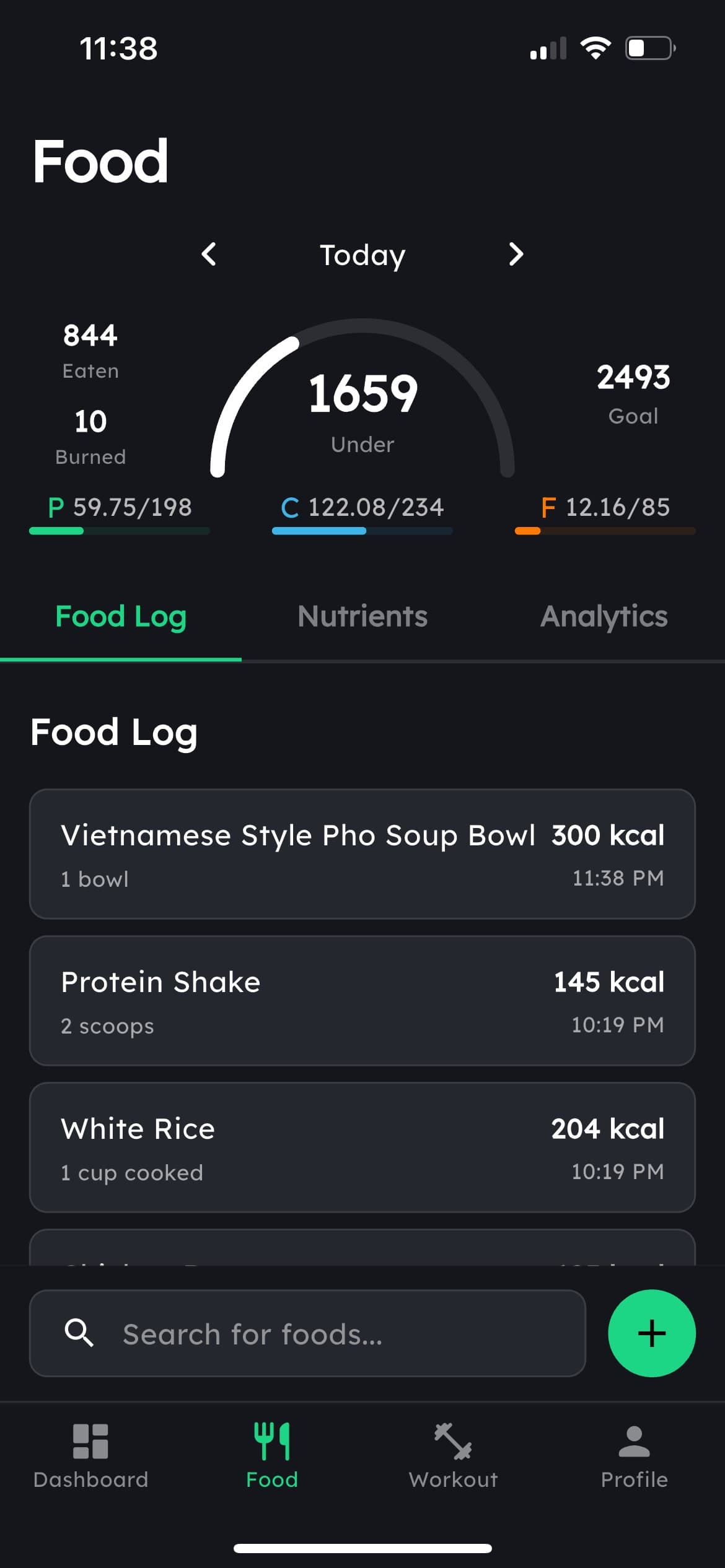 Mofilo Food Logging - Nutrition That Makes Sense For Your Body
